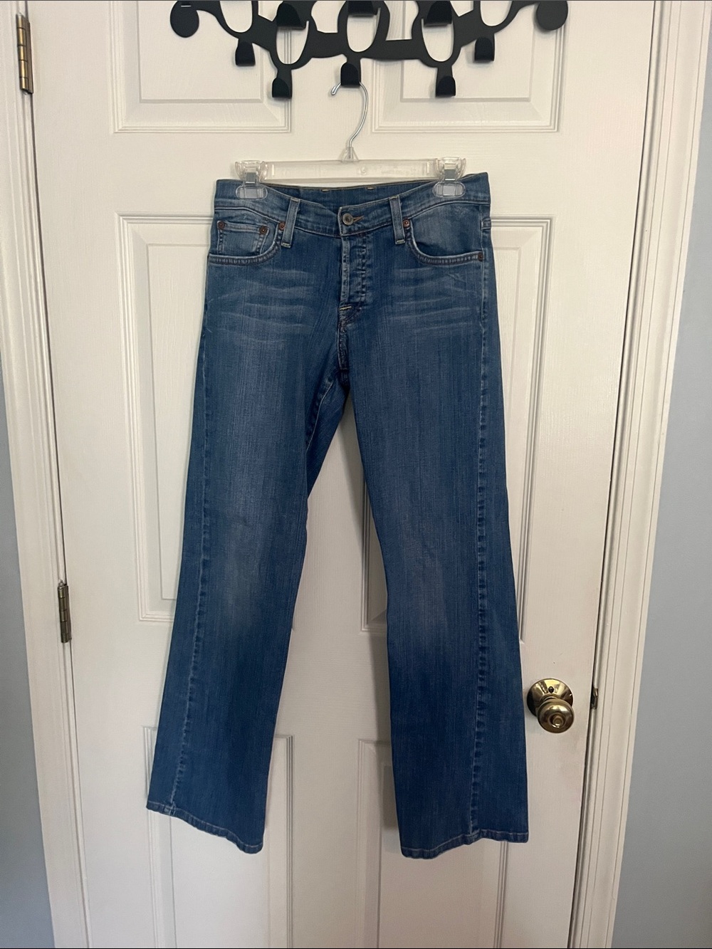 Lucky Brand Blue Flare Jeans - Medium Wash
